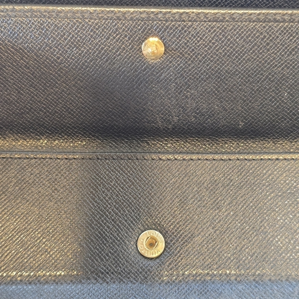 Louis Vuitton Black Epi Leather Porte-Tresor International Trifold Snap Wallet - Picture 11 of 16